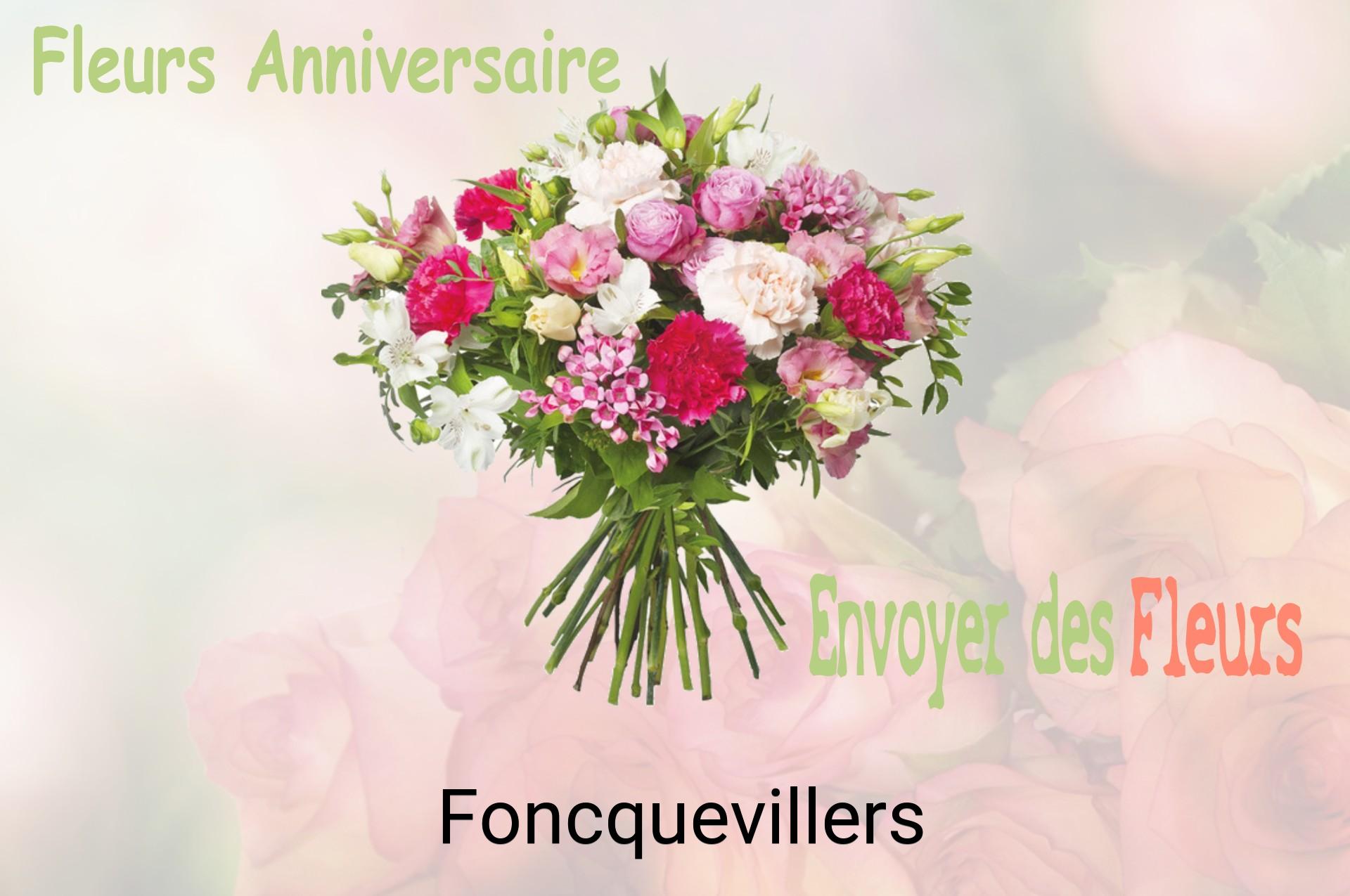 Bouquet de fleurs d’anniversaire livré à Foncquevillers