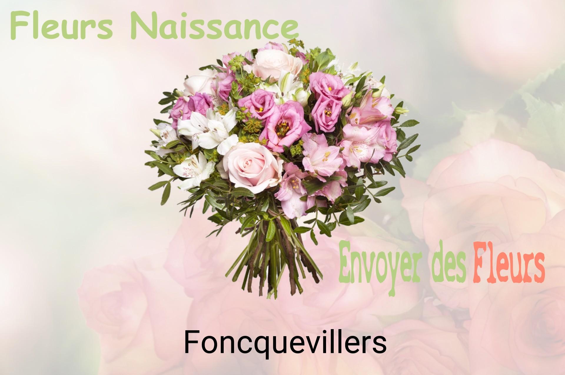 Bouquet de fleurs de naissance livré à Foncquevillers